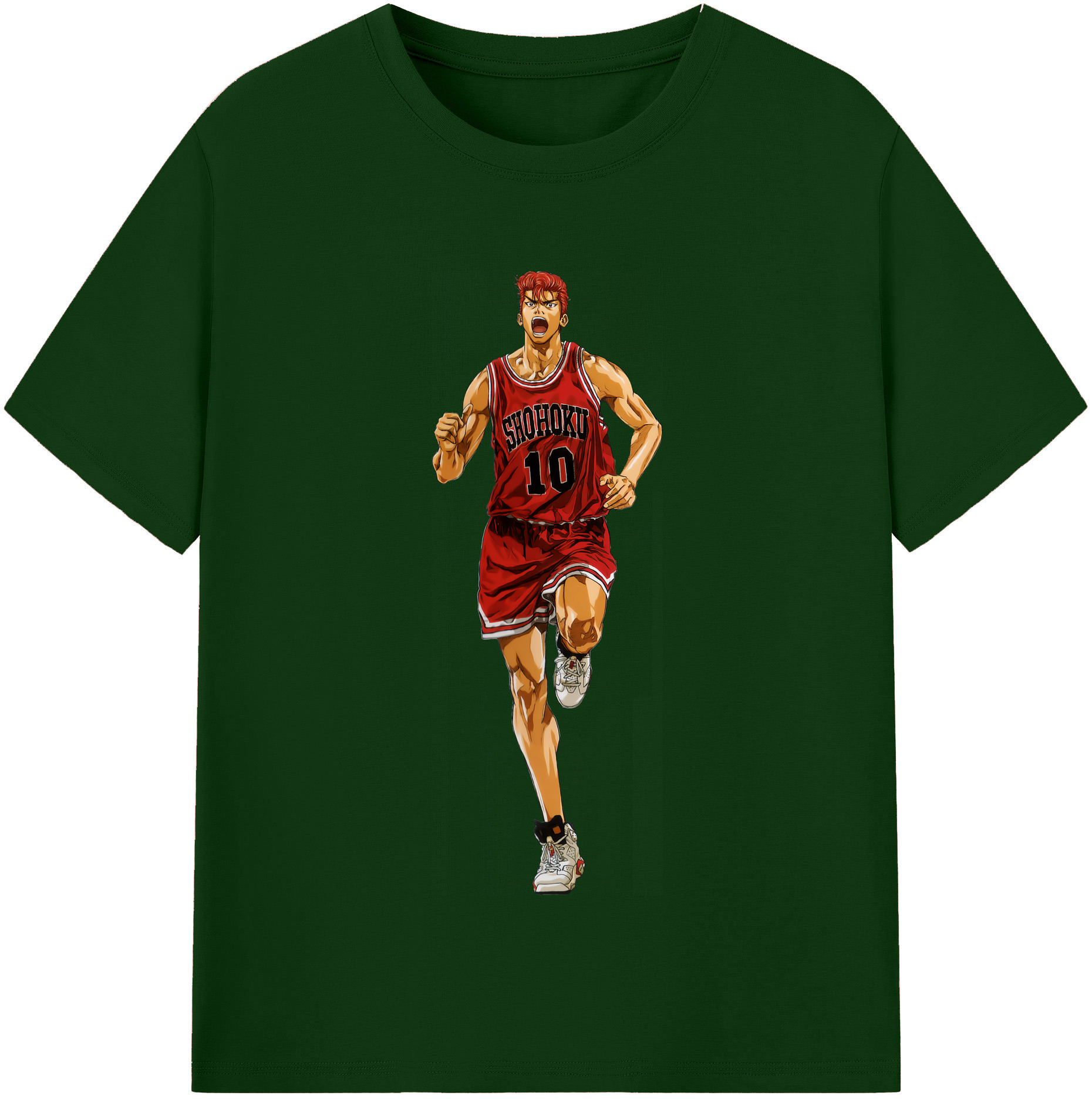 SLAM DUNK／スラムダンク 綿100％半袖Tシャツ（フロントプリント）